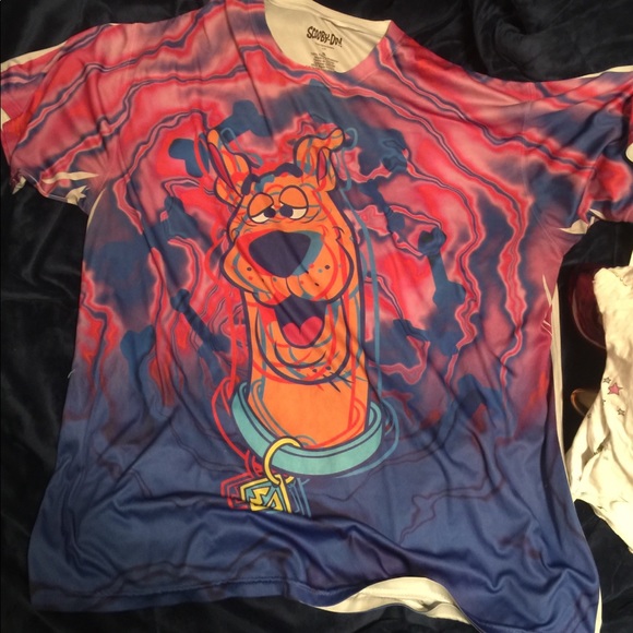 trippy scooby doo shirt